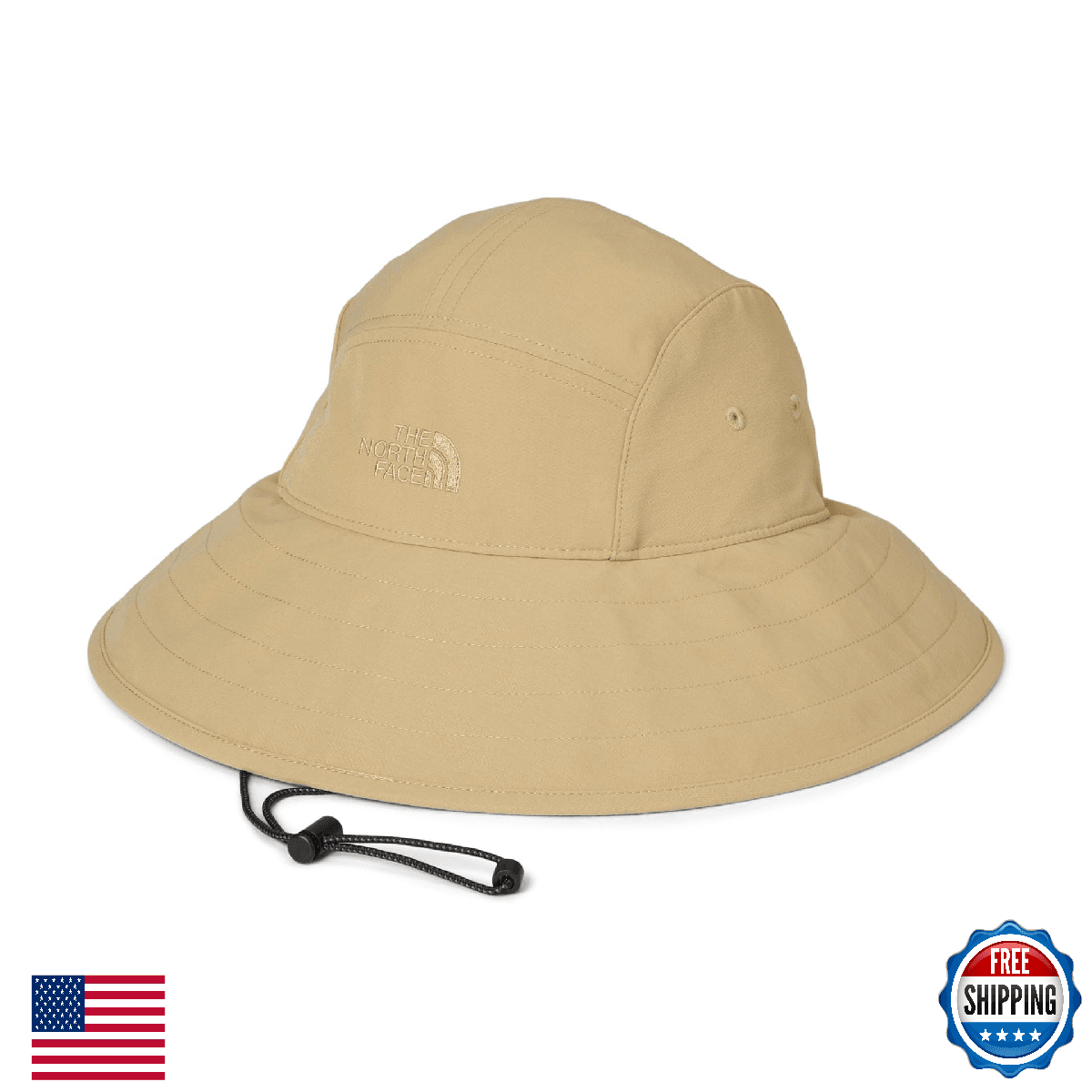 The North Face Class V Women's Brimmer Hat - Khaki Stone, L/XL Sun Protection - Image 1