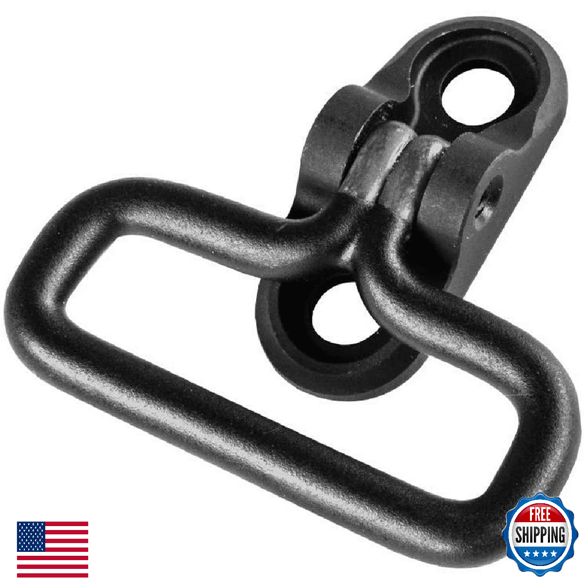 Magpul M-LOK GI Sling Swivel, Black - 1-1/4" Webbing Compatible - Image 1