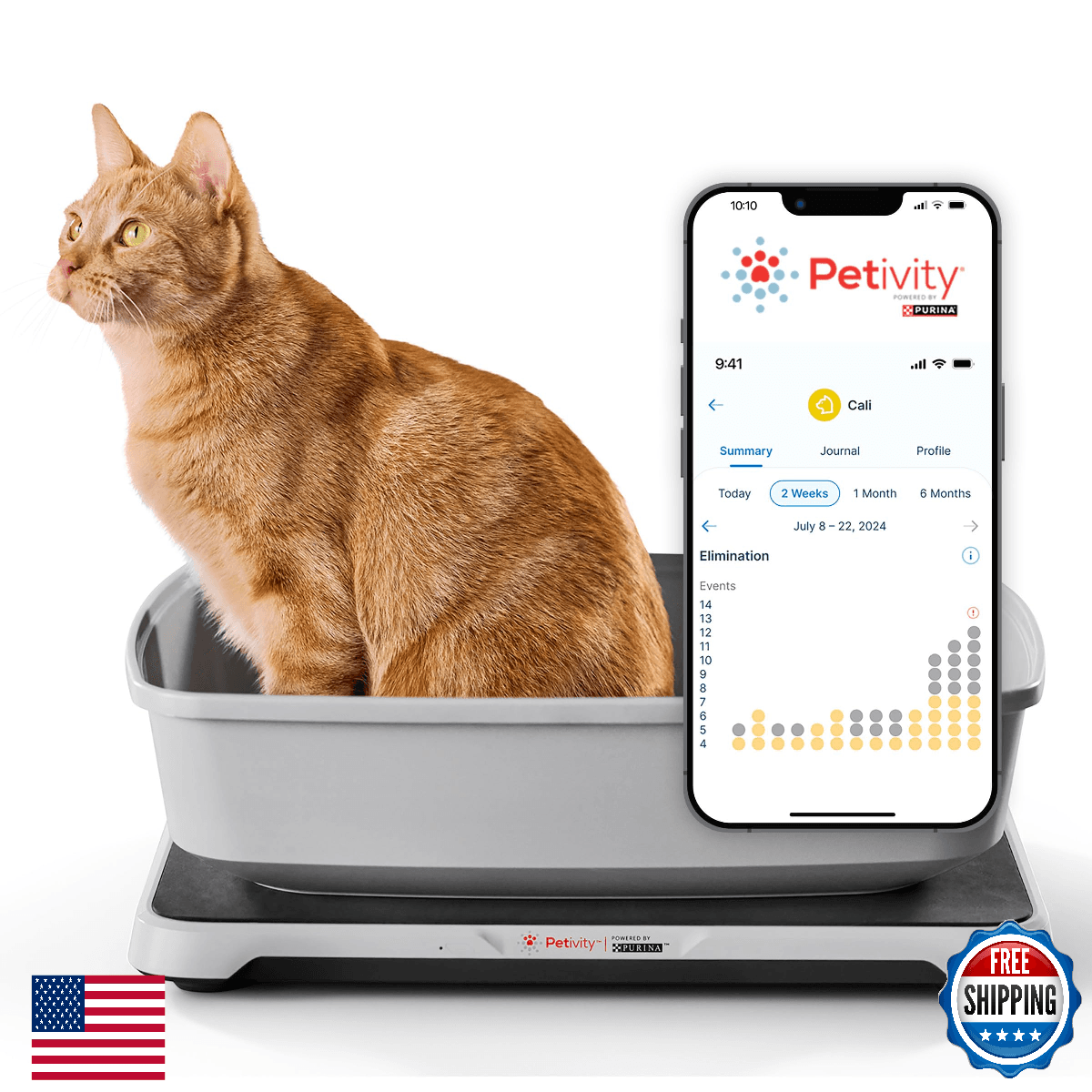 Purina Petivity Smart Litter Box Monitor & Cat Health Tracker - WiFi Enabled - Image 1
