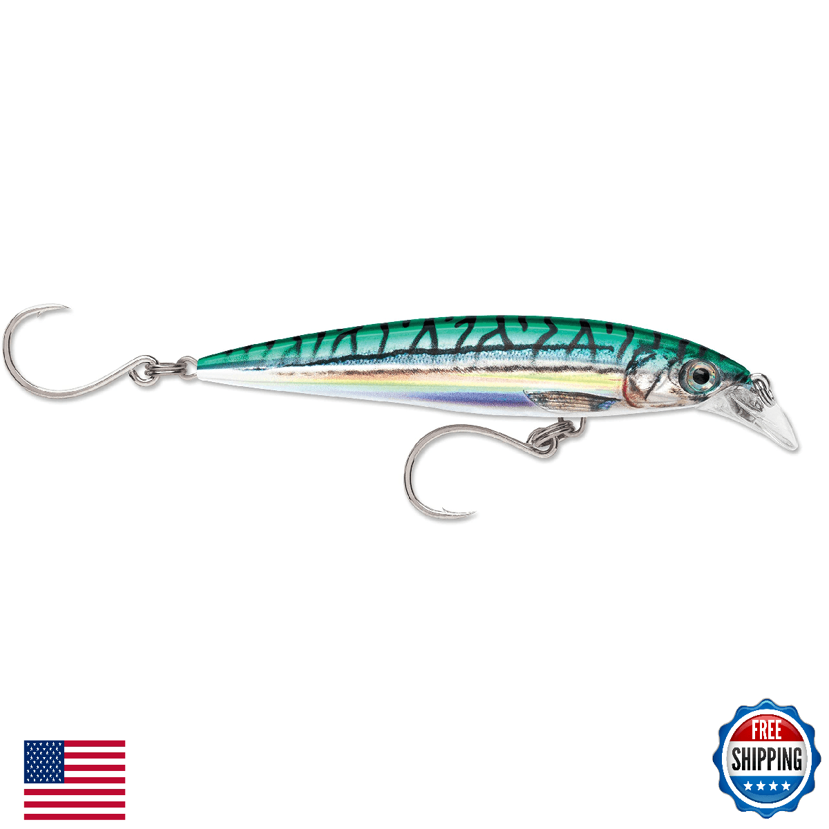 Rapala X-Rap Long Cast 14 Green Mackerel Heavy Duty Saltwater Fishing Lure - Image 1