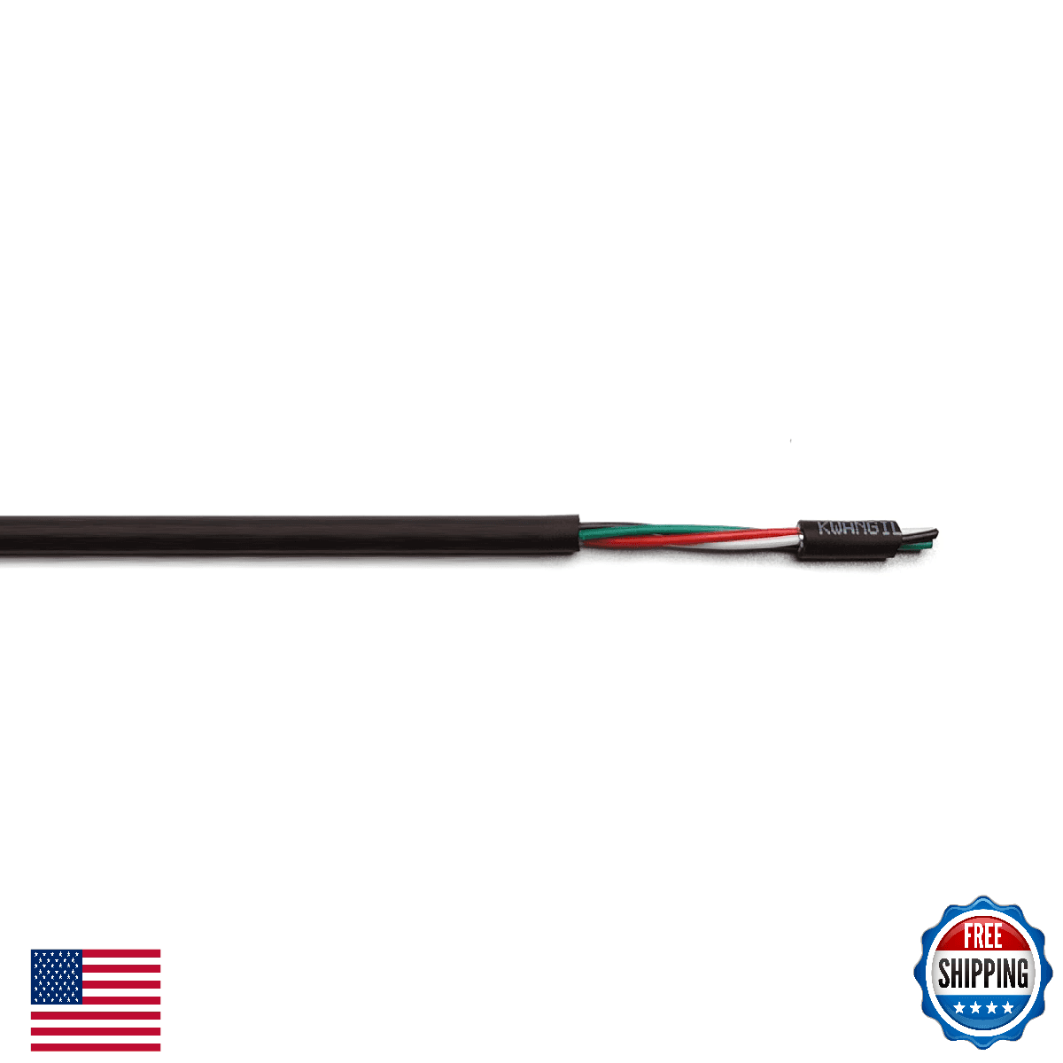 KWANGIL 16AWG 4 Conductor UL2464 Tinned Copper Security Alarm Power Cable - Image 1