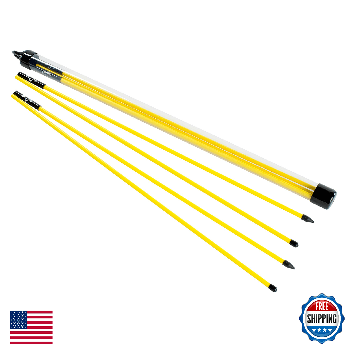 Callaway Alignment Stix Golf Swing Trainer Yellow 48" (Set of 2) - Image 1