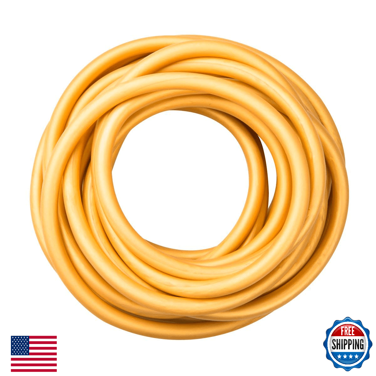 Cando 10-5517 Gold XXX-Heavy 25ft Exercise Tubing for Resistance Therapy - Image 1