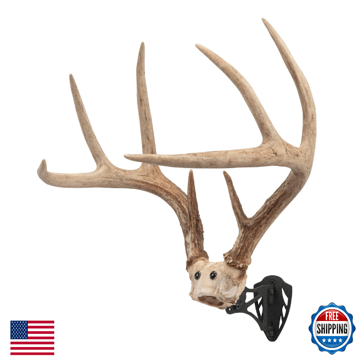Allen Company EZ Mount Horn Bracket for Antler & Skull Display - Brown - Image 1