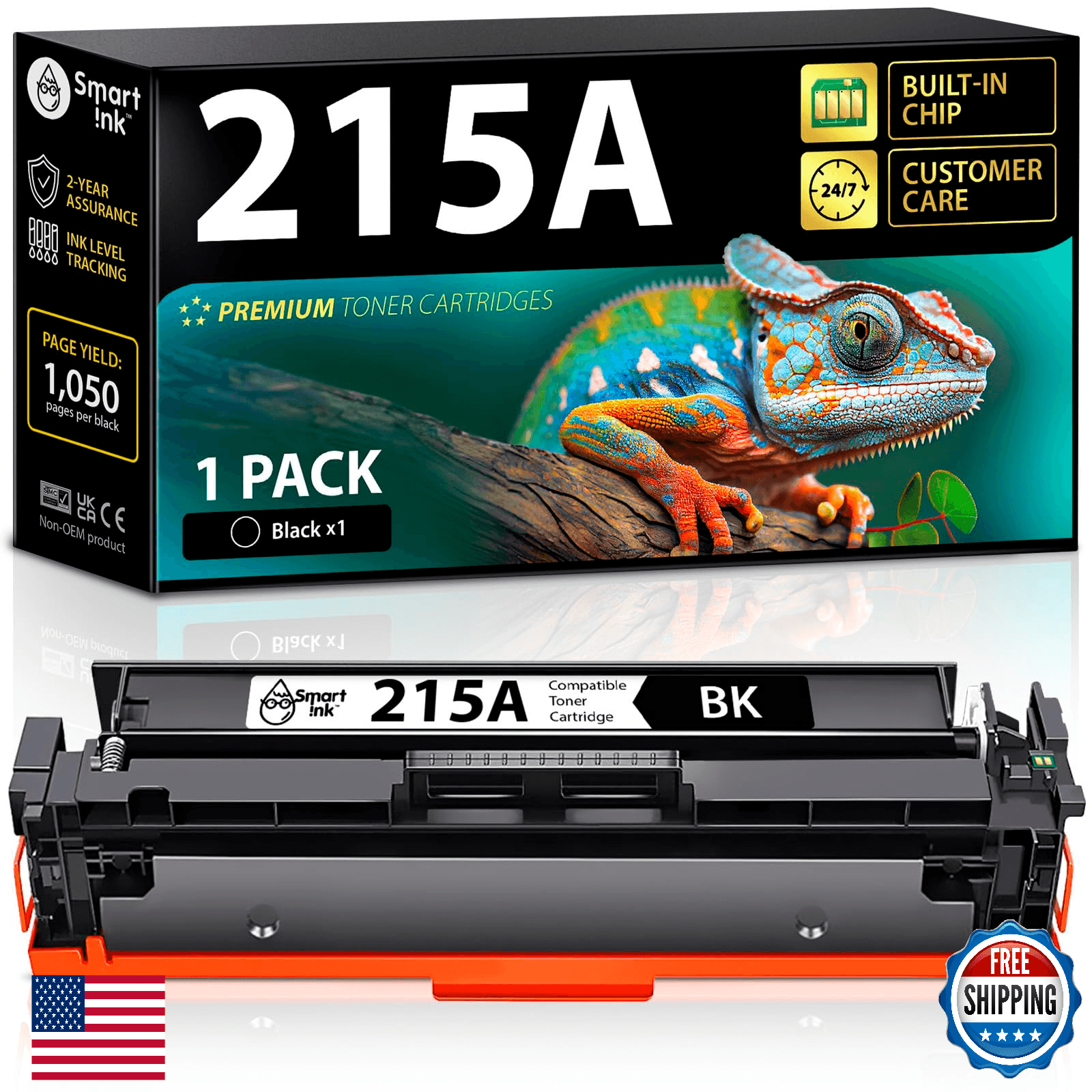 Smart Ink Compatible 215 A Toner Cartridge Replacement for HP 215A with Built-in - Image 1