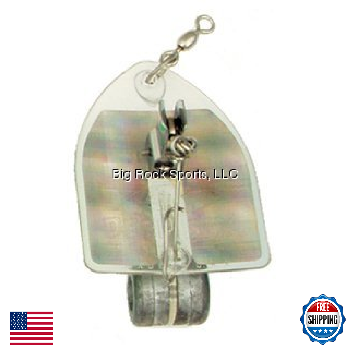 Luhr Jensen Double Deep Six Clear Silver Disco #1 Diver Deepest Dive - Image 1