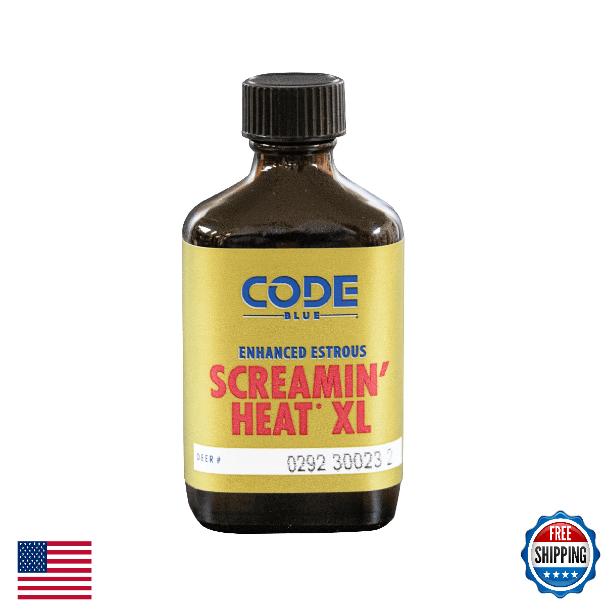Code Blue Screamin Heat XL Enhanced Estrous Deer Attractant Pure Doe Urine - Image 1