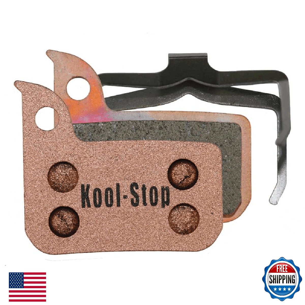 Kool Stop Disc Brake Pads Red 22 D297S - Juicy 3 5 7 Carbon Ultimate BB7 - Image 1