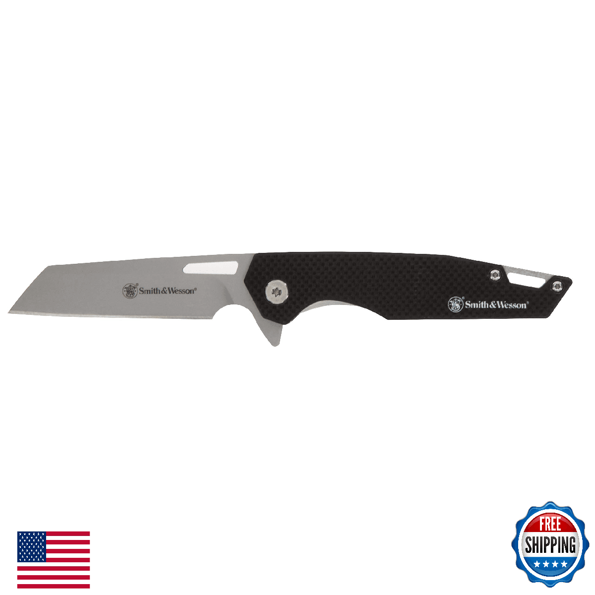 Smith & Wesson Sideburn 7.25in High Carbon S.S. Ultra Glide Folding Knife - Image 1