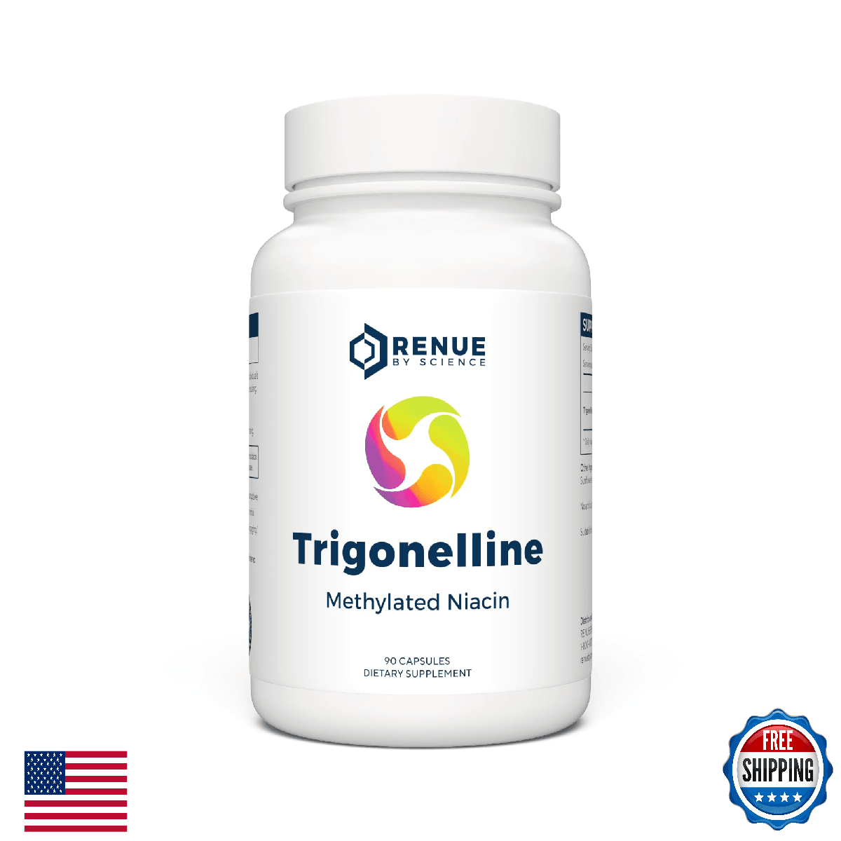 Renue By Science Trigonelline High Strength TRG Methylated Niacin, Muscle NAD+ S - Image 1
