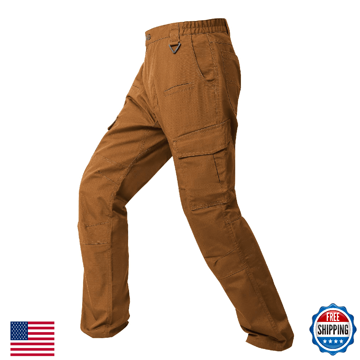 Wantdo Men's Ripstop Work Pants, Quick Dry, Lightweight Utility Cargo - Image 1
