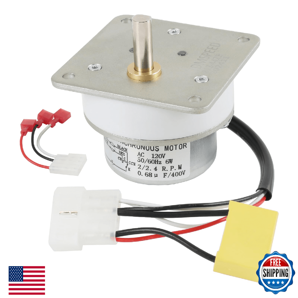 Upgraded 2.4RPM Auger Feed Motor AC120V Compatible with Quadra-Fire Part 812-442 - Image 1