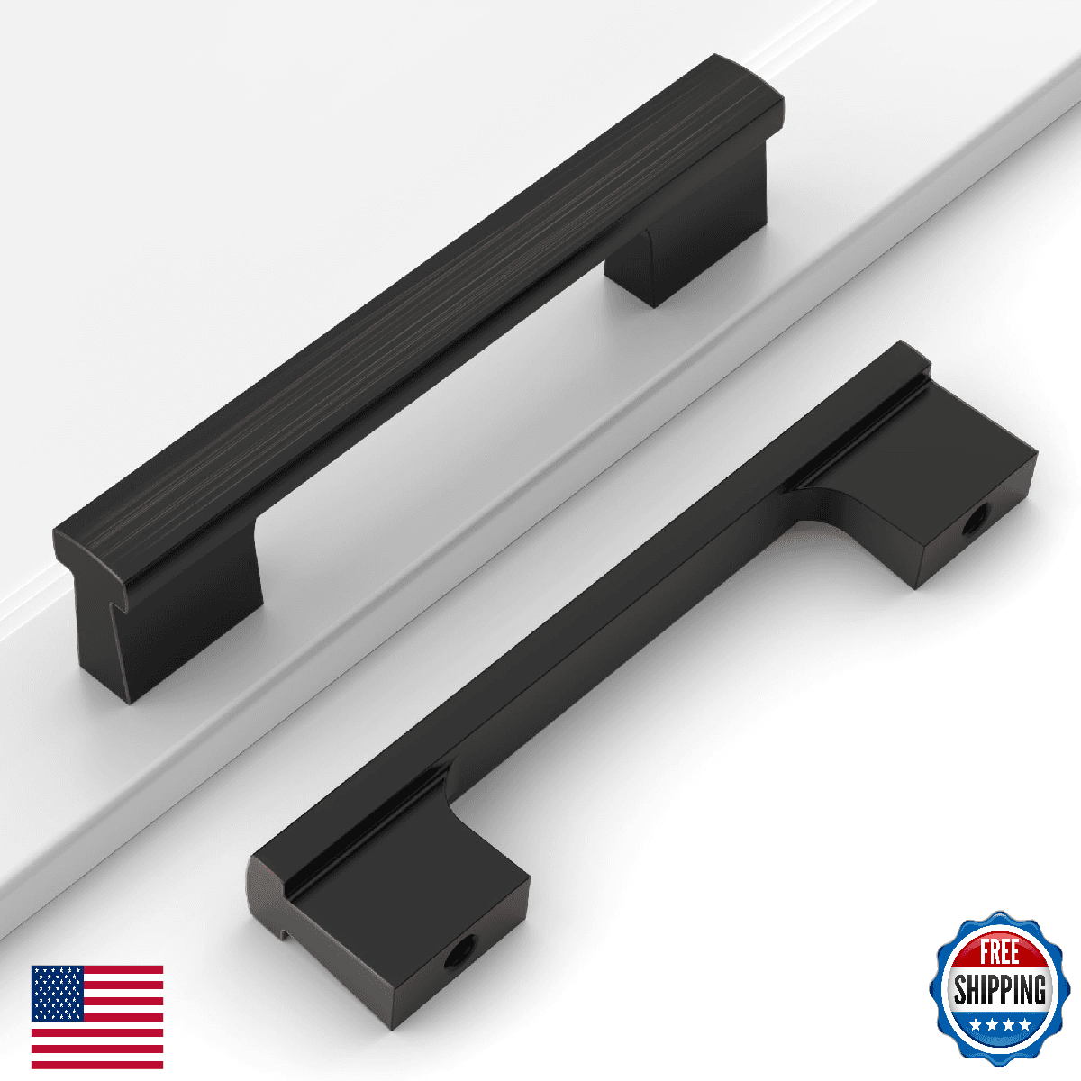 Coinkoly 12 Pack 4" Oil Rubbed Bronze Cabinet Pulls Kitchen Handles Drawer Hardw - Image 1