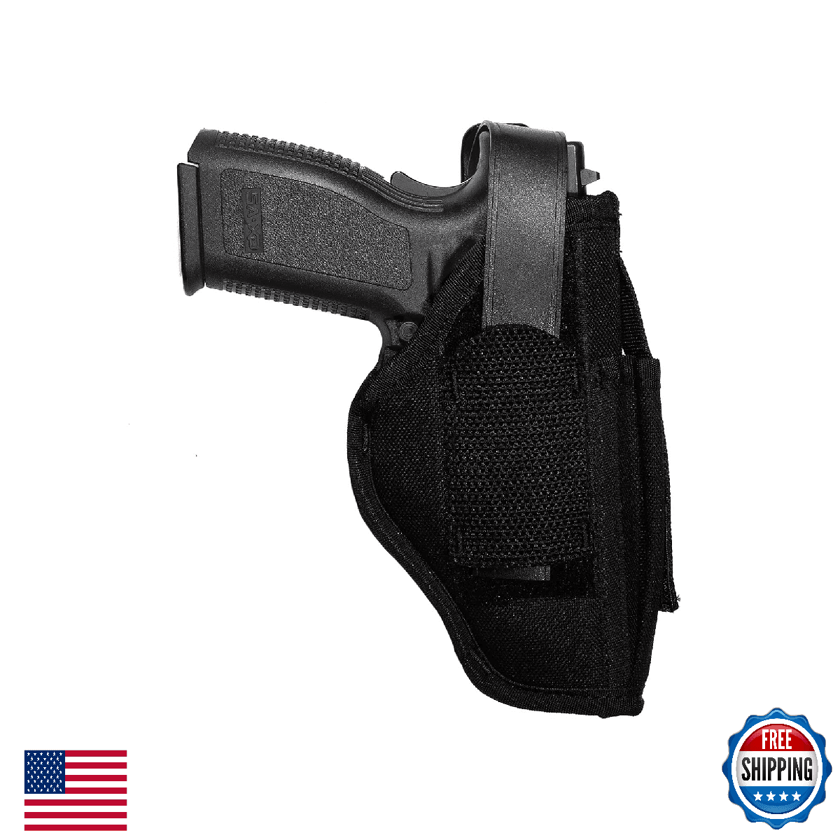 Uncle Mike's Off-Duty Kodra Sidekick Ambidextrous Holster Black - Image 1