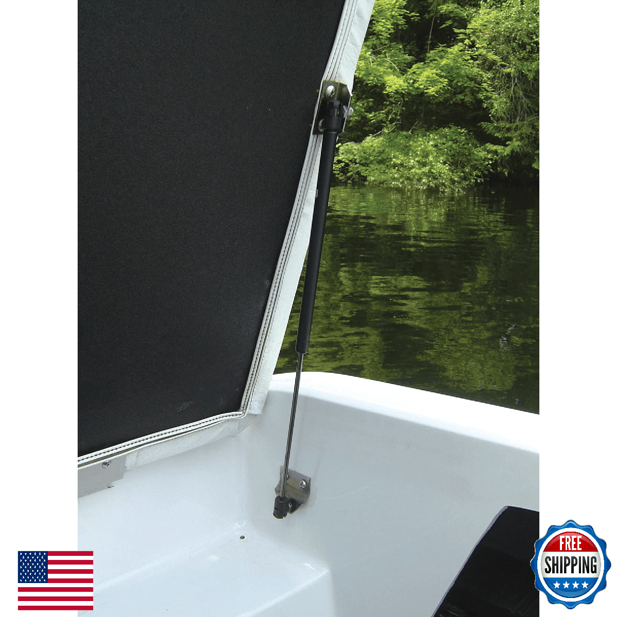 Taylor Made 1822 Replacement Gas Shocks for Dock Boxes - 10" x 20 lbs - Image 1