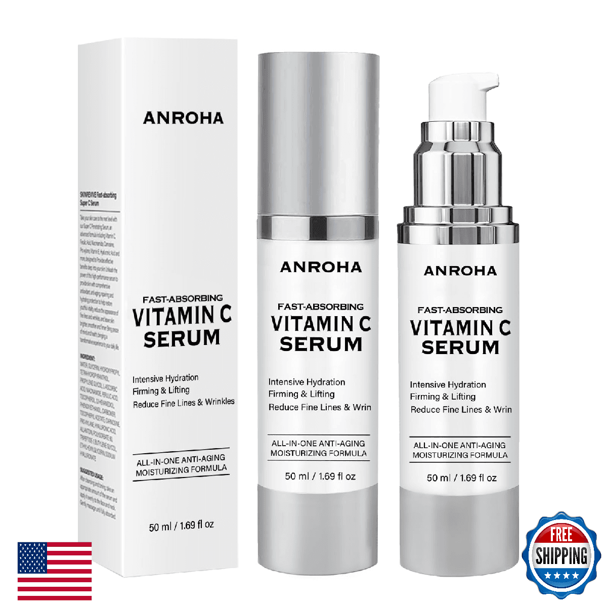 Vitamin C Serum for Women over 70, Vitamin C Serum for Mature Skin Face Hydrates - Image 1
