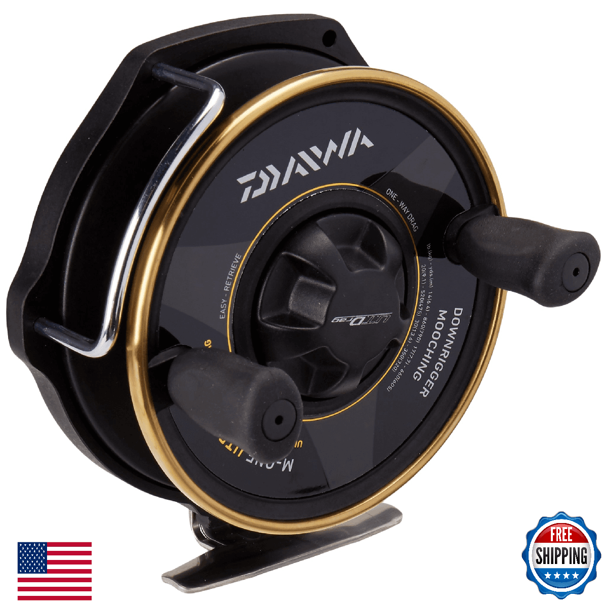 Daiwa Salmon Mooching Reel w/ UTD Carbon Drag - Smooth Power & Control - Image 1