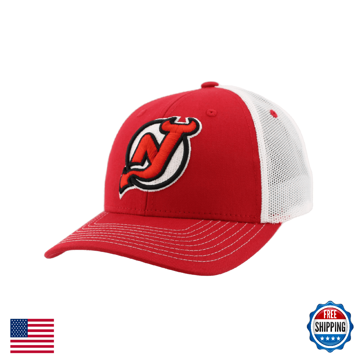 New Jersey Devils NHL Adjustable Snapback Hat - Dakota Icon Team - Image 1