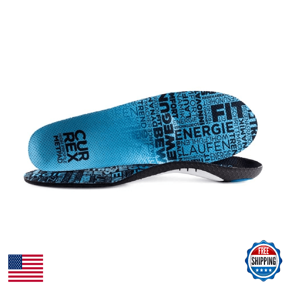CURREX MetPad Insoles: Arch Support, Metatarsal Pad, Pain Relief, Comfort - Image 1
