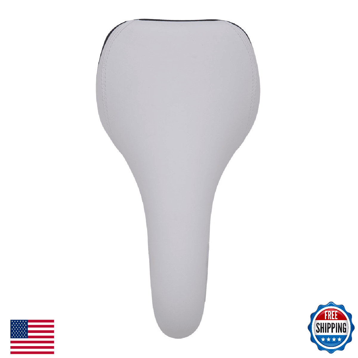Planet Bike Little A.R.S. Bike Seat - White, Large - Comfort & Support - Image 1