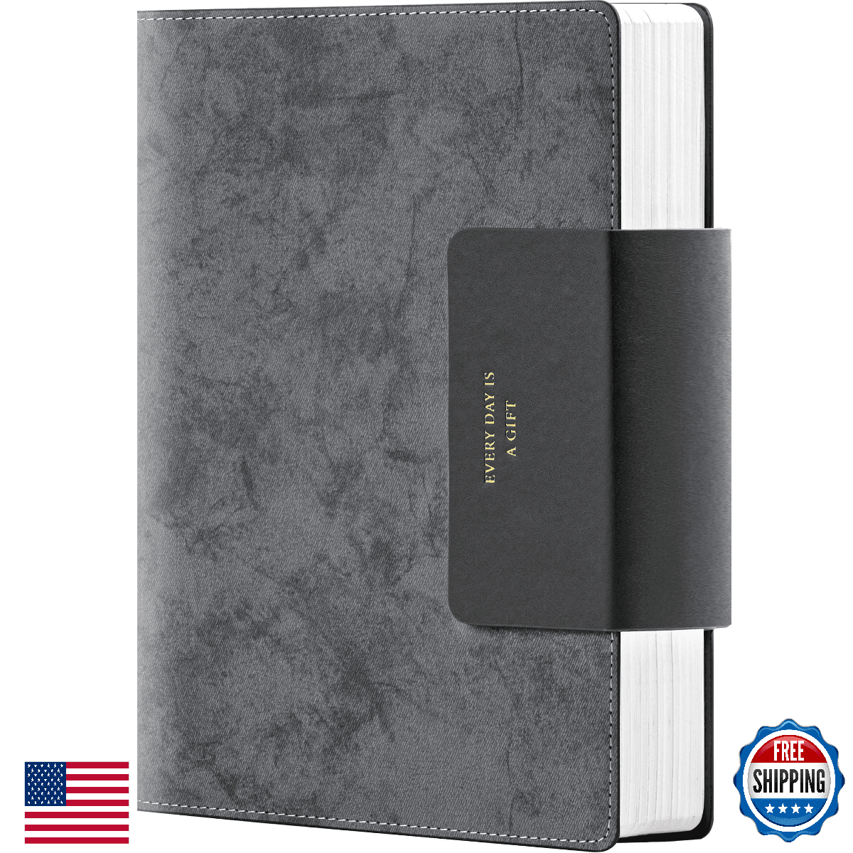 MINICAGIE B5 Leather Journal for Men, 320 Pages, Large Journaling Notebook - Image 1