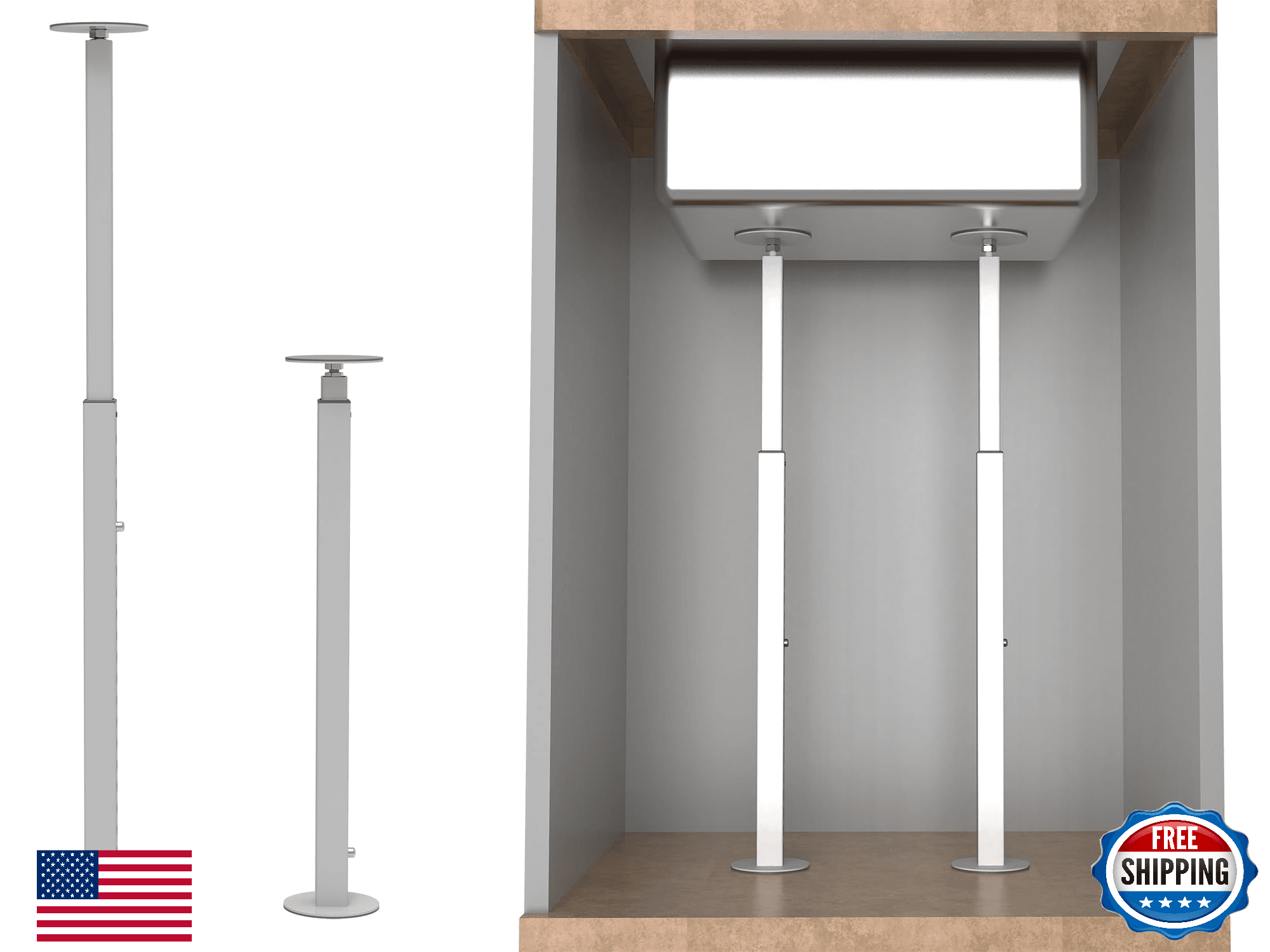 Undermount Sink Brackets Undermount Sink Repair Kit Support Adjustable Kitchen S - Image 1