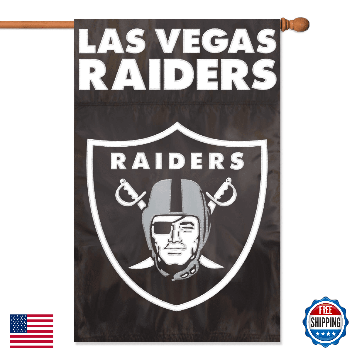 Party Animal Oakland Raiders NFL Banner Flag - Image 1