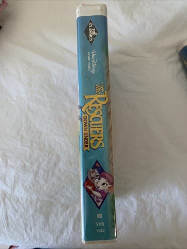 The Rescuers Down Under (VHS, 1990) RARE Black Diamond The Classics Walt Disney - Thumbnail 4