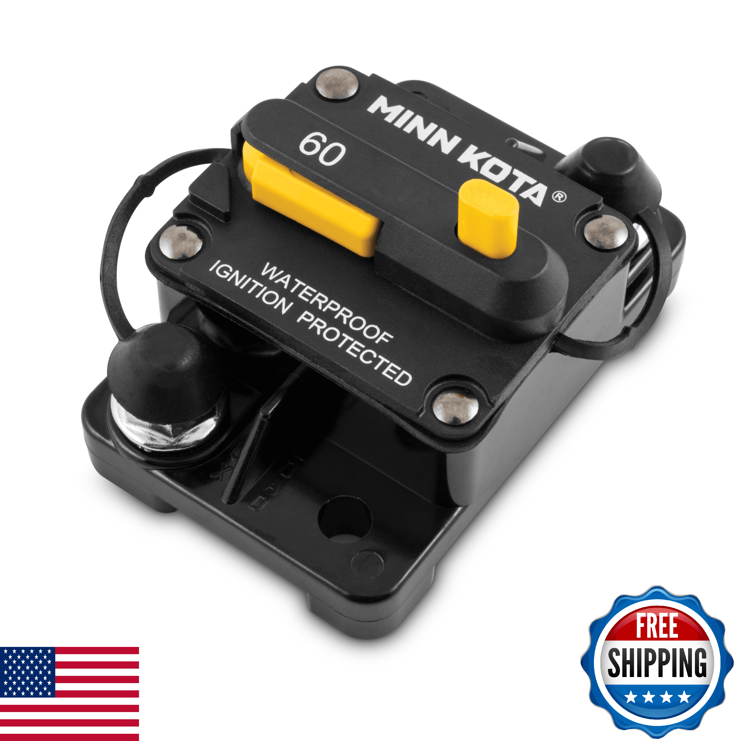 Minn Kota MKR-27 Trolling Motor 60-Amp Circuit Breaker 12-48V - Image 1
