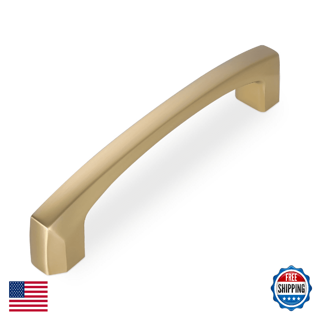 GIYURO 10 Pack Champagne Bronze Cabinet Pulls 3-3/4 Inch(96mm) Kitchen Cabinet H - Image 1