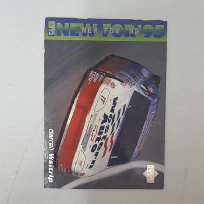 Darrel waltrip card #278 signed NEW FOR 95 - Thumbnail 2