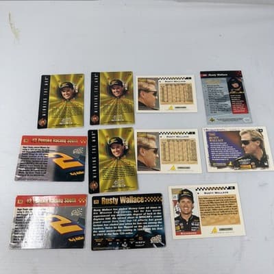 Rusty wallace trading cards NASCAR Action Packed 1995 lot of 11 cards - Thumbnail 7
