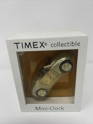 Timex Sports Car Convertible Miniature Clock Vtg New🔥A13 - Image 1