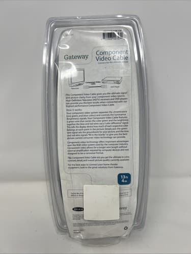 gateway 13 ft 4m f8v3019-04m-gm Component video Cable (A16) - Thumbnail 3