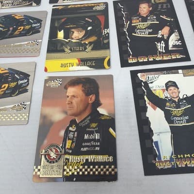 Rusty wallace trading cards NASCAR Action Packed 1995 lot of 11 cards - Thumbnail 3