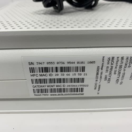 ARRIS SBG6782-AC 1800M SURFboard DOCSIS 3.0 Modem & Wi-Fi Router Motorola - Thumbnail 6