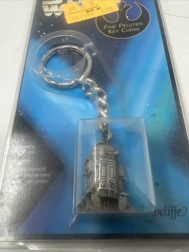 STAR WARS FINE PEWTER KEY CHAINS Edition 1 R2D2 1997 RAWCLIFFE NEW (A13) - Thumbnail 3