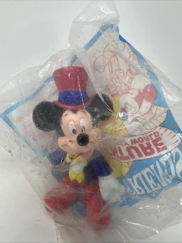 1993 Epcot Center Disney And Friends McDonalds Happy Meal Toy - Mickey in U.S.A - Thumbnail 2