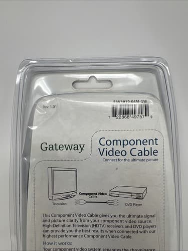 gateway 13 ft 4m f8v3019-04m-gm Component video Cable (A16) - Thumbnail 4