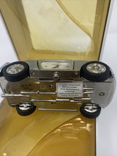Timex Sports Car Convertible Miniature Clock Vtg New🔥A13 - Thumbnail 6