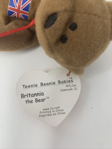 Ty Beanie Babies - Britania the Bear Perfect Bow🔥🔥A13 - Thumbnail 3