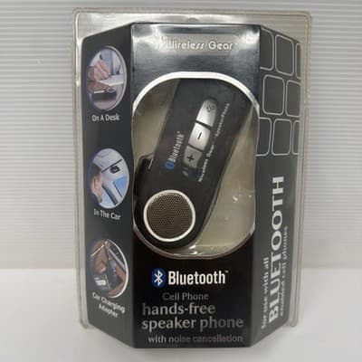 Wireless Gear Speaker Phone Bluetooth Model 4PR910 Hands Free Noise Cancel NEW - Image 1