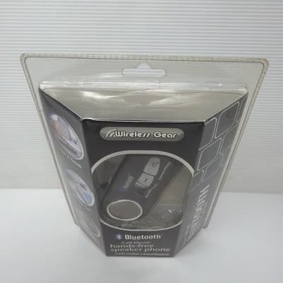 Wireless Gear Speaker Phone Bluetooth Model 4PR910 Hands Free Noise Cancel NEW - Thumbnail 2