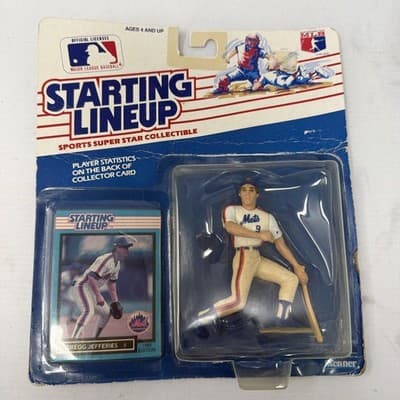 1989 GREGG JEFFERIES NY Mets Starting Lineup MLB Baseball NIP (A3) - Image 1