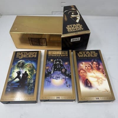Star Wars Trilogy (VHS, 1997, Special Edition) Very Good Condition (A20) - Thumbnail 4