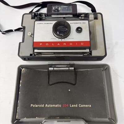 VINTAGE POLAROID LAND CAMERA AUTOMATIC 104 (A9) - Thumbnail 8