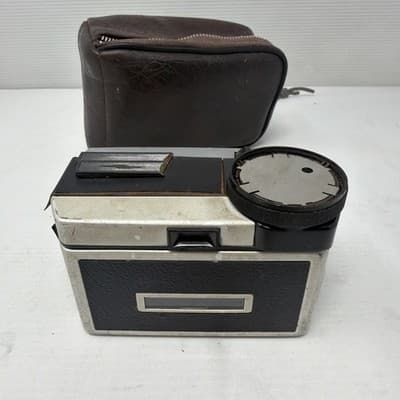 Vintage 1960s Kodak Instamatic 400 Camera Rare Spring Motor Drive Untested (A11) - Thumbnail 4