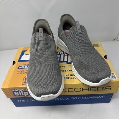 WOMEN'S SKECHERS 149709/GRY SEAGER BELIVE SLIP INS SHOES - Image 1