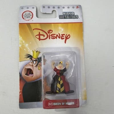 Disney Nano metalfigs QUEEN of HEARTS 1.5" figure Jada NEW Alice In Wonderland - Thumbnail 2