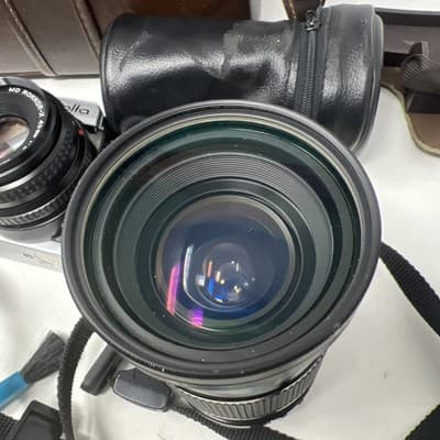 VERY CLEAN Minolta XG1 35mm SLR Camera with MD 45mm f/2 2 Lens Untested - Thumbnail 7